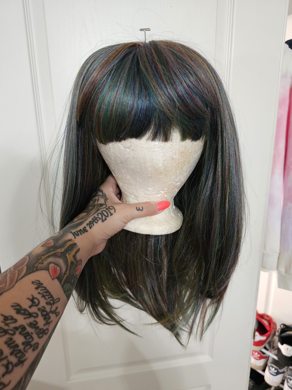 Mane Concept Oil Slick Wig With Bangs